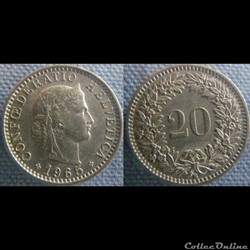 20 Rappen 1965 B