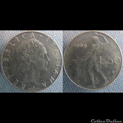 50 Lire 1969