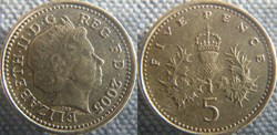 5 Pence 2005