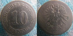 10 pfennig 1875 A