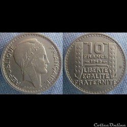 10 Francs 1949