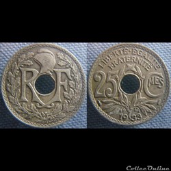 25 Centimes 1933