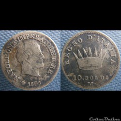10 soldi 1808 M