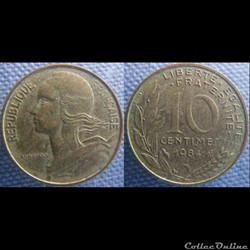 10 Centimes 1984