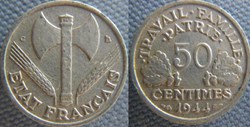 50 centimes 1944 C
