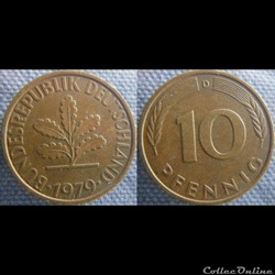 10 Pfennig 1979 D