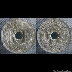 10 Centimes 1941