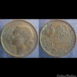 20 Francs 1950