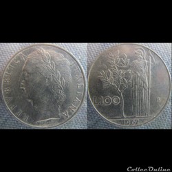 100 Lire 1962