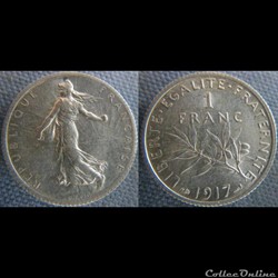 1 Franc 1917