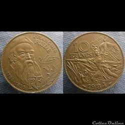 10 Francs 1984 Rude