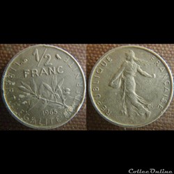 Demi Franc 1965