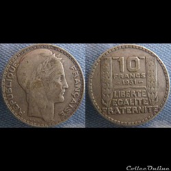 10 Francs 1931
