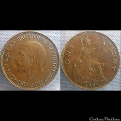 1 Penny 1931