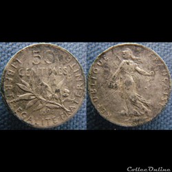 50 centimes 1898