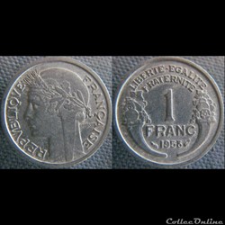 1 Franc 1958