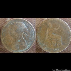 1/2 Penny 1893