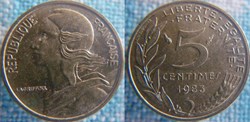 5 Centimes 1983
