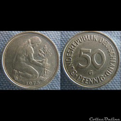 50 Pfennig 1975 G