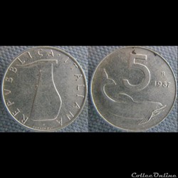 5 Lire 1987