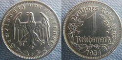 1 Reichsmarl 1934 F