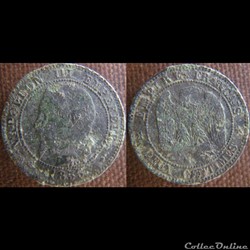 2 Centimes 1855 MA ancre