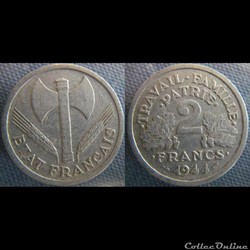 2 Francs 1944 C