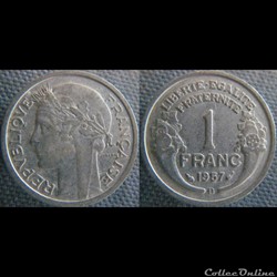 1 Franc 1957 B