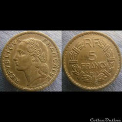 5 Francs 1945