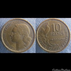 10 Francs 1950