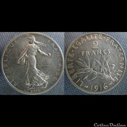 2 Francs 1916