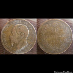 10 centesimi 1866 T