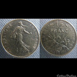 Demi Franc 1970