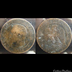 10 Centimes 1854 D