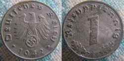 1 reichspfennig 1942 F