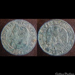 2 Centimes 1862 K