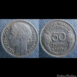 50 centimes 1945