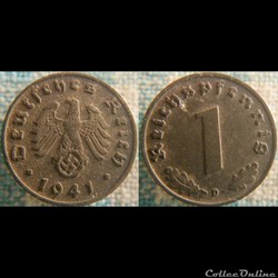 1 reichspfennig 1941 D