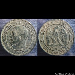 10 Centimes 1853 MA