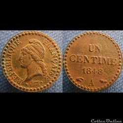 1 Centime 1848 A