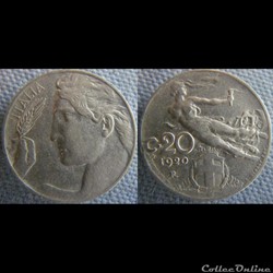 20 centesimi 1920