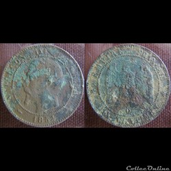 10 Centimes 1854 D
