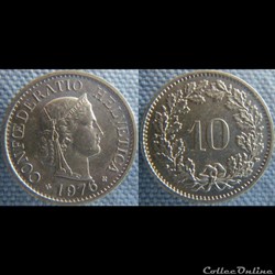 10 Rappen 1976