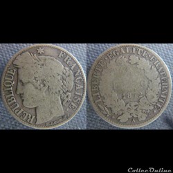 1 Franc 1872 A