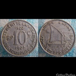 10 centimes 1922 Haute-Garonne