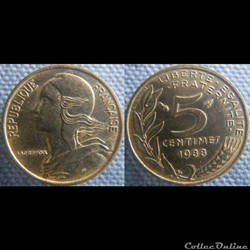 5 Centimes 1988