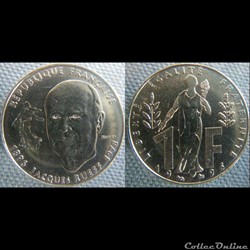 1 Franc 1996 Jacques RUEFF