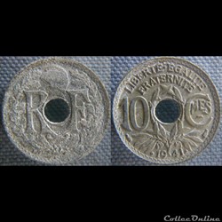 10 Centimes 1941