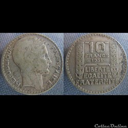 10 Francs 1931