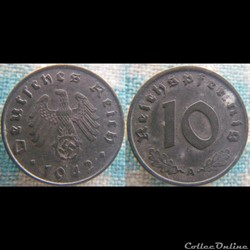 10 Reichspfennig 1942 A